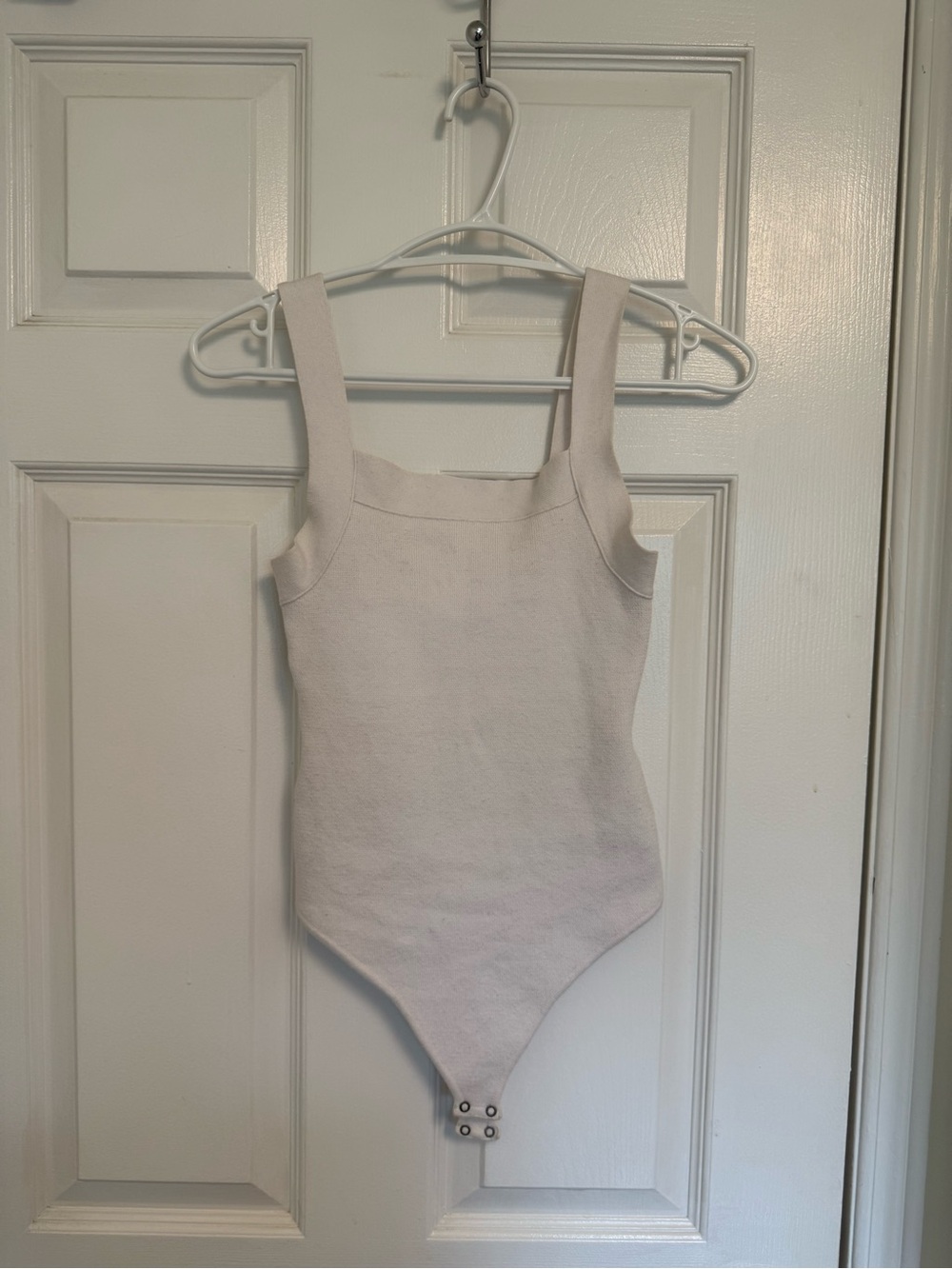 Abercrombie & Fitch White Knit Bodysuit